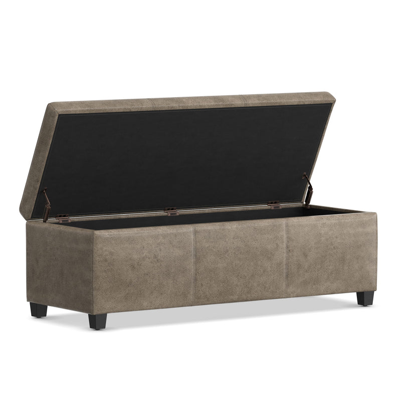 Avalon - Contemporary Storage Ottoman Bench