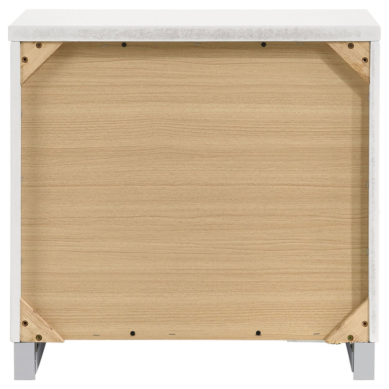 Dulcey - 2 Drawer Nightstand - Gloss White