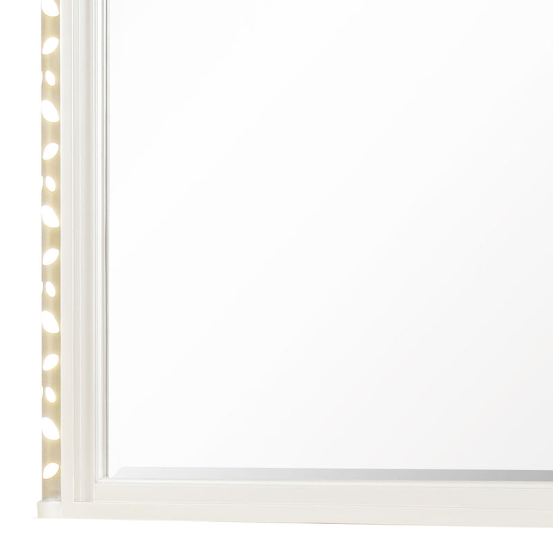 Cinderella - Bedroom Mirror With LED Frame Lighting (Dresser Not Included) - Beige