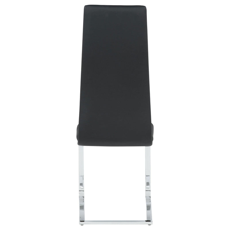 Montclair Upholstered Dining Side Chair Black (Set of 4)