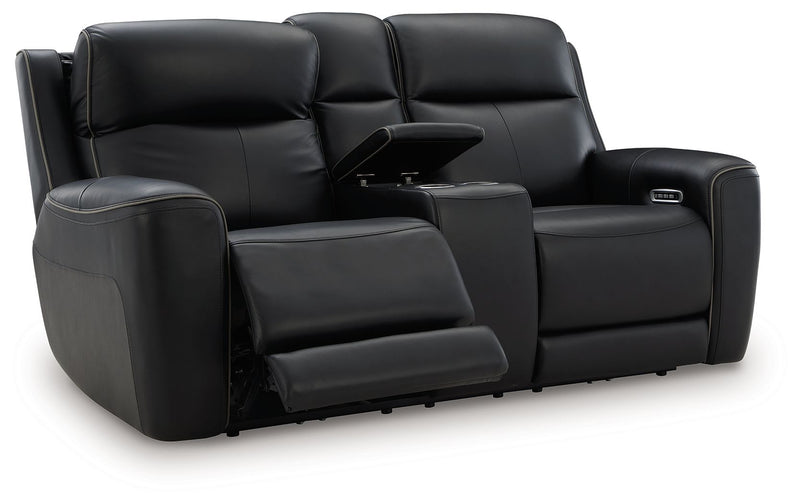 5Z-Comfort - Relaxation - Power Reclining Loveseat with Console / Adj Headrest