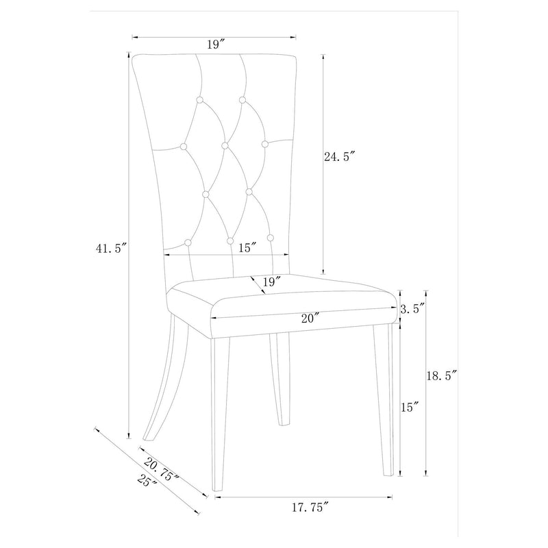Kerwin - Dining Table Set With Upholstered Chairs