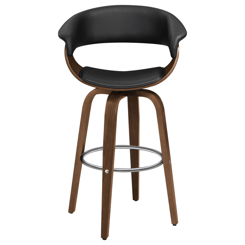 Swivel Bar Stool Elegant Design With Upholstery