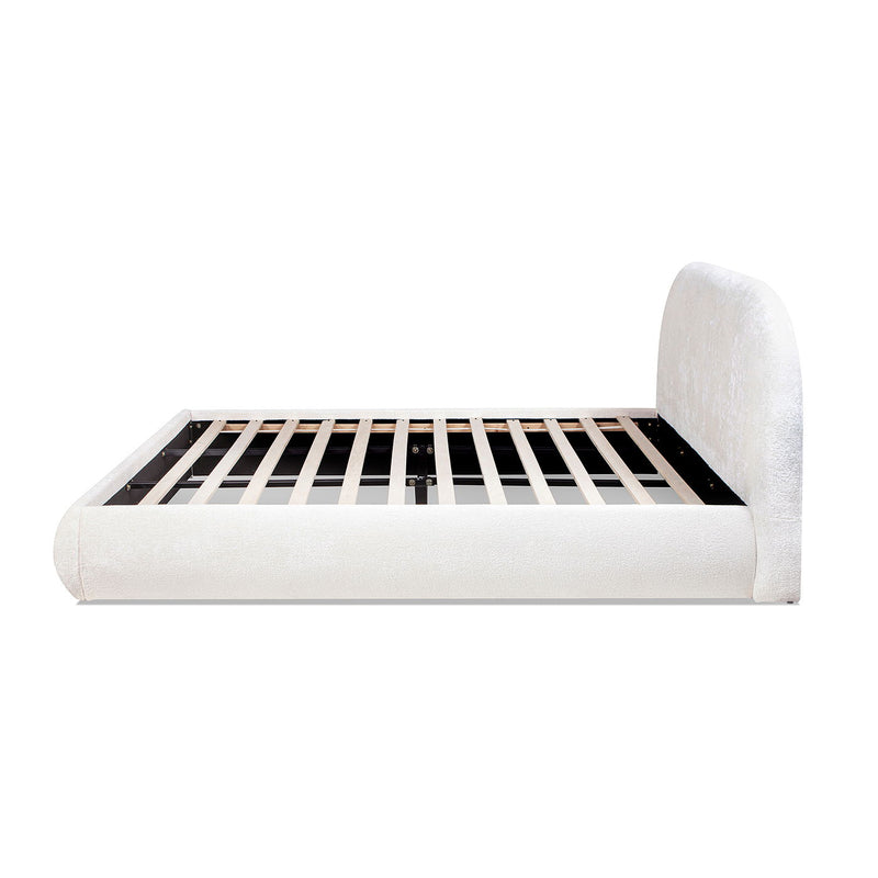 Archie Puffy Grounded - Upholstered Platform Bed