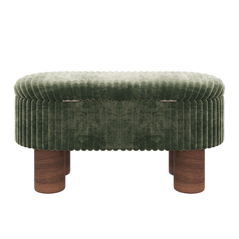 Modern Storage Ottoman Bench For Living Room