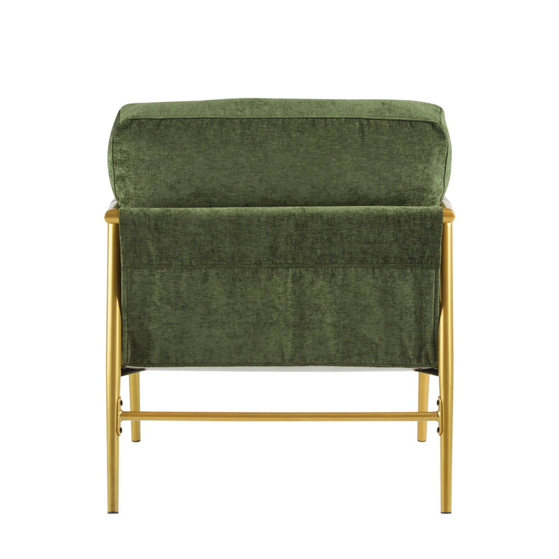 Modern Accent Chair With Cushions, Cozy Seating