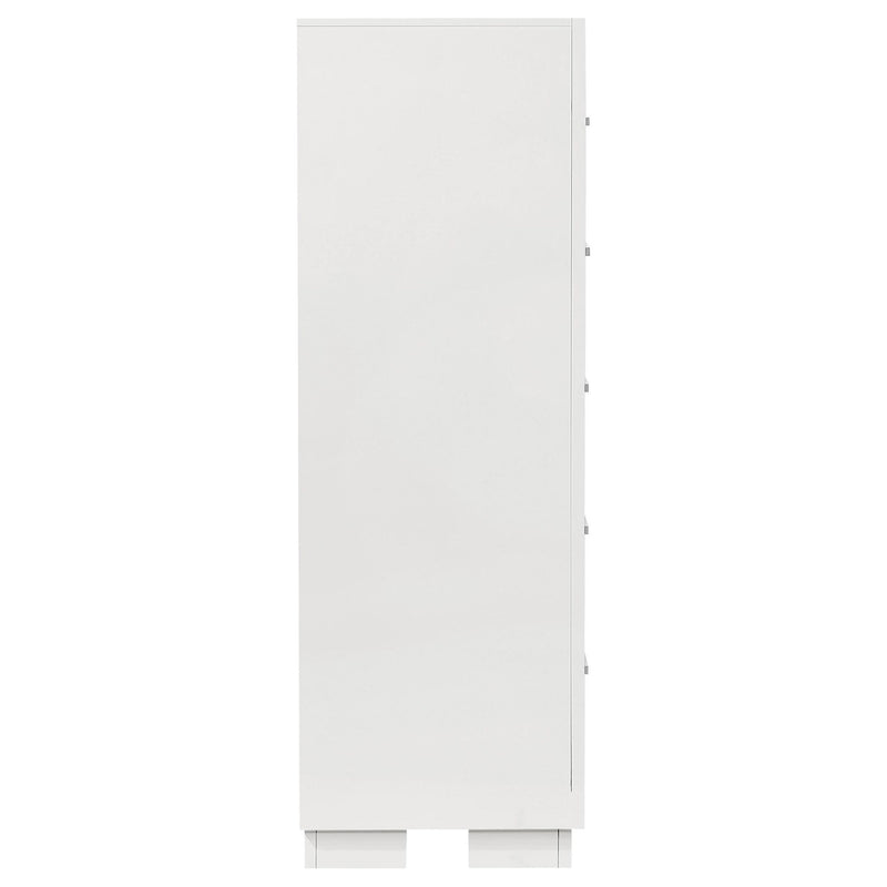 Jessica 5-drawer Bedroom Chest Snow White