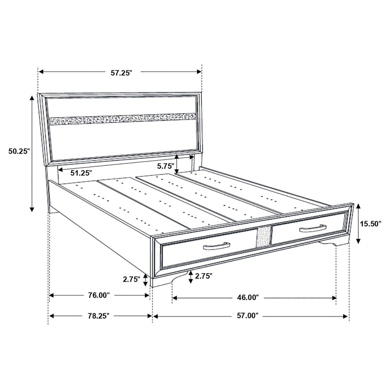 Urbana - Storage Panel Bed