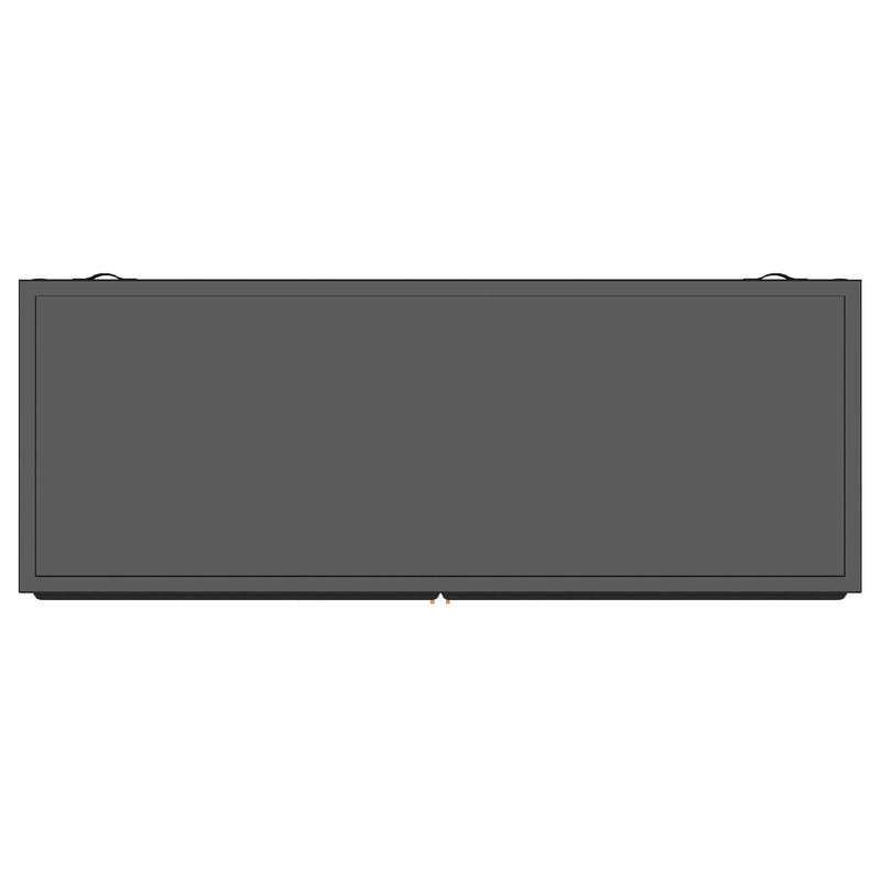 Dalia 2-door Accent Storage Cabinet with Shelving Black