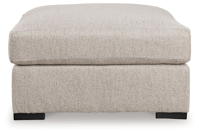 Ballyton - Oversized Accent Ottoman - Sand