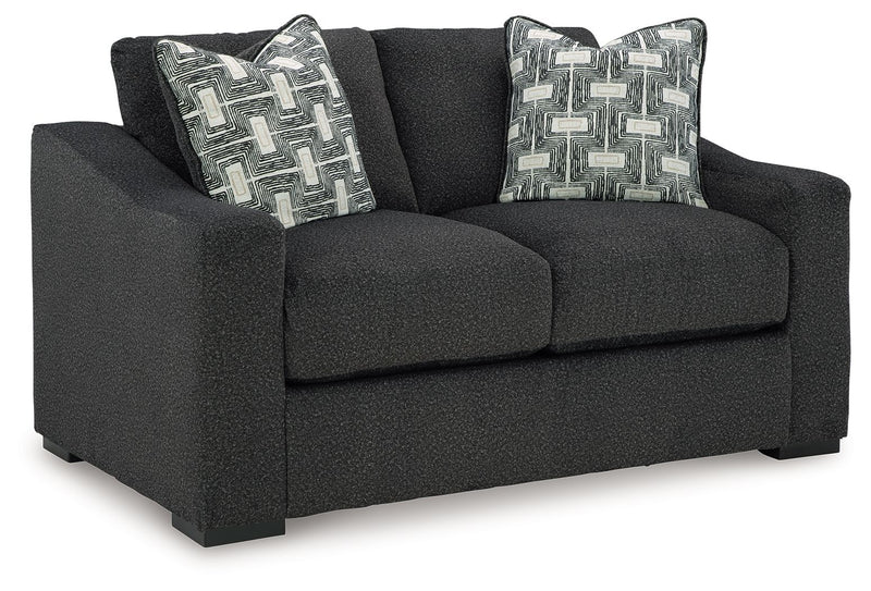 Wryenlynn - Loveseat - Onyx