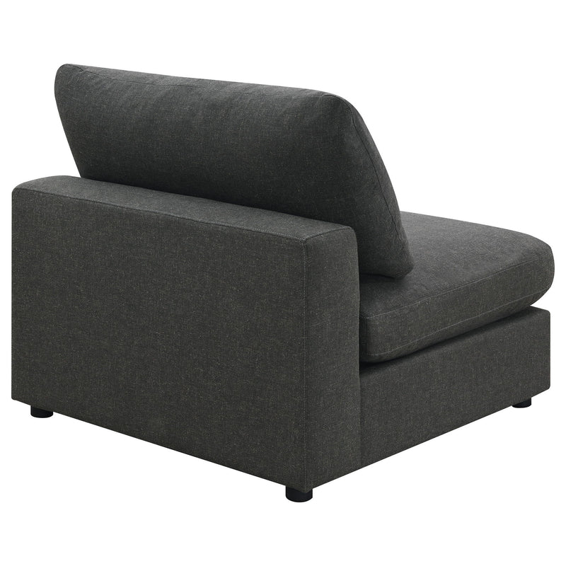 Duncan- Armless Chair With Removable Cushions