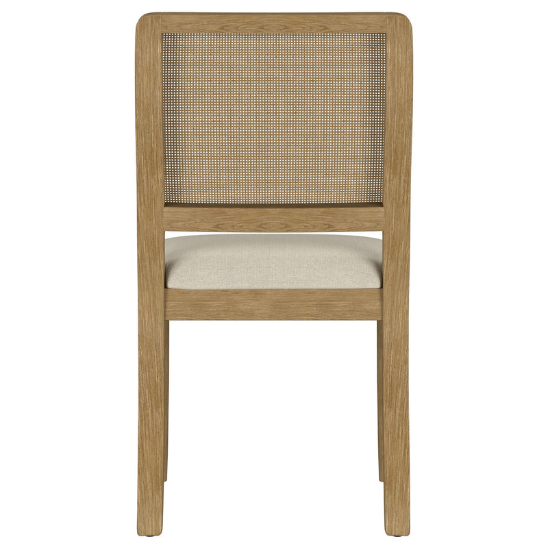 Arini Rattan Cane Dining Side Chair Sand Wash (Set of 2)