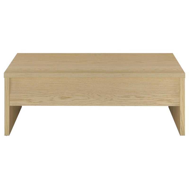 Canoga - Engineered Wood Lift Top Coffee Table - Light Oak