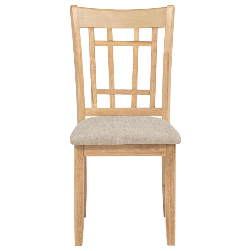 Lavon Wood Dining Side Chair Grey and Light Oak (Set of 2)