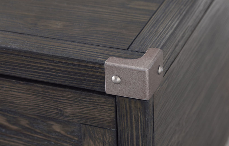 Todoe - Lift Top Cocktail Table - Dark Gray