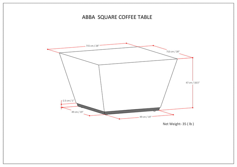 Abba - Handcrafted Coffee Table