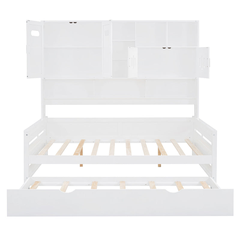 Daybed & All-In-One Cabinet And Shelf