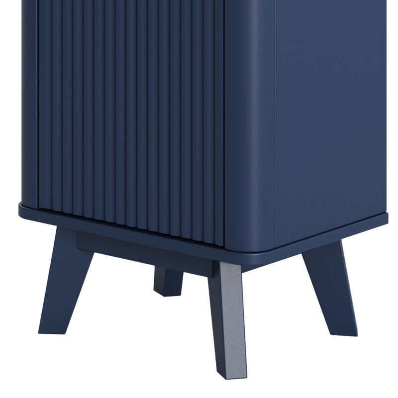 Tall Bathroom Storage Cabinet With Adjustable Shelves And 1 Drawer & Door