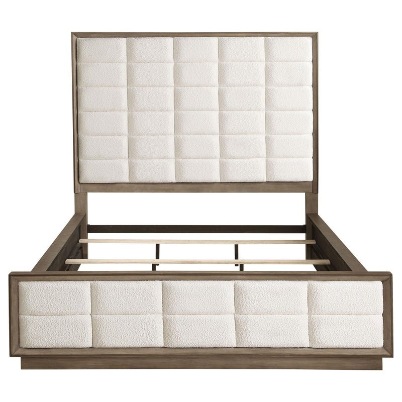 Durango 80-inch California King Panel Bed Taupe Oak