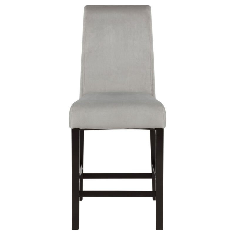 Upholstered Counter Stools (Set of 2) - Gray