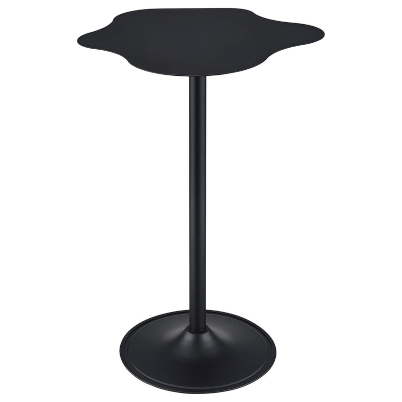 Keanu Curved 29-inch Cloud-Shaped Bistro Bar Table Black