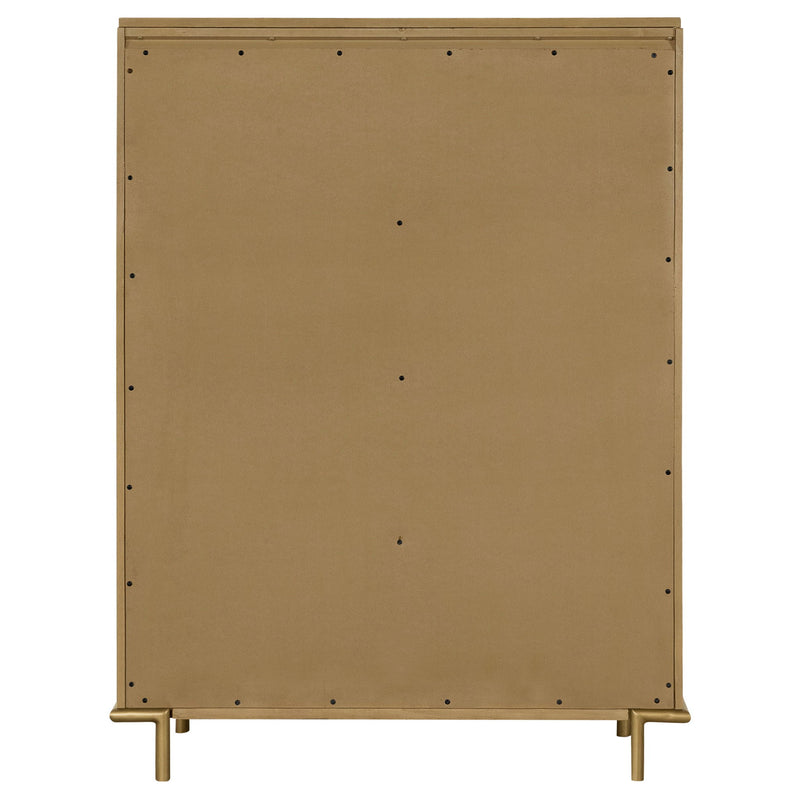 Stevie - Rectangular 5 Drawer Chest - Sand