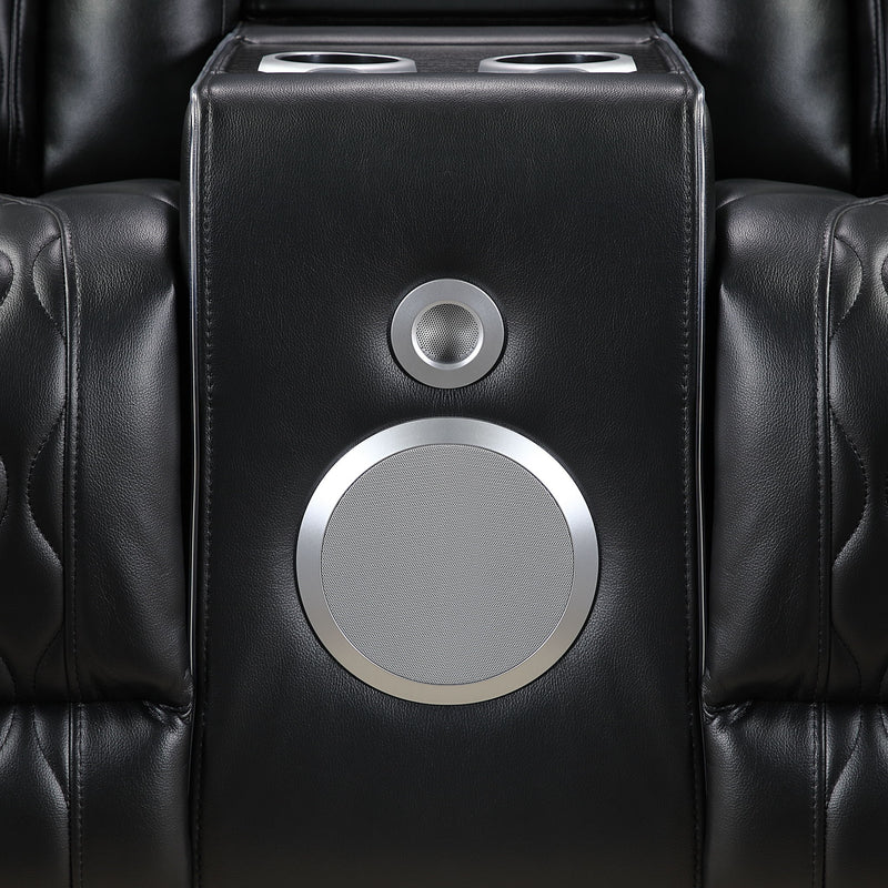 Electra - Power Reclining Set With Power Headrests, Massage And LED Lighting