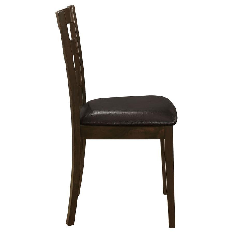 Guillen - 5 Piece Rectangular Dining Table Set - Cappuccino