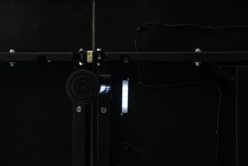 Negan Full Adjustable Bed Base Grey and Black