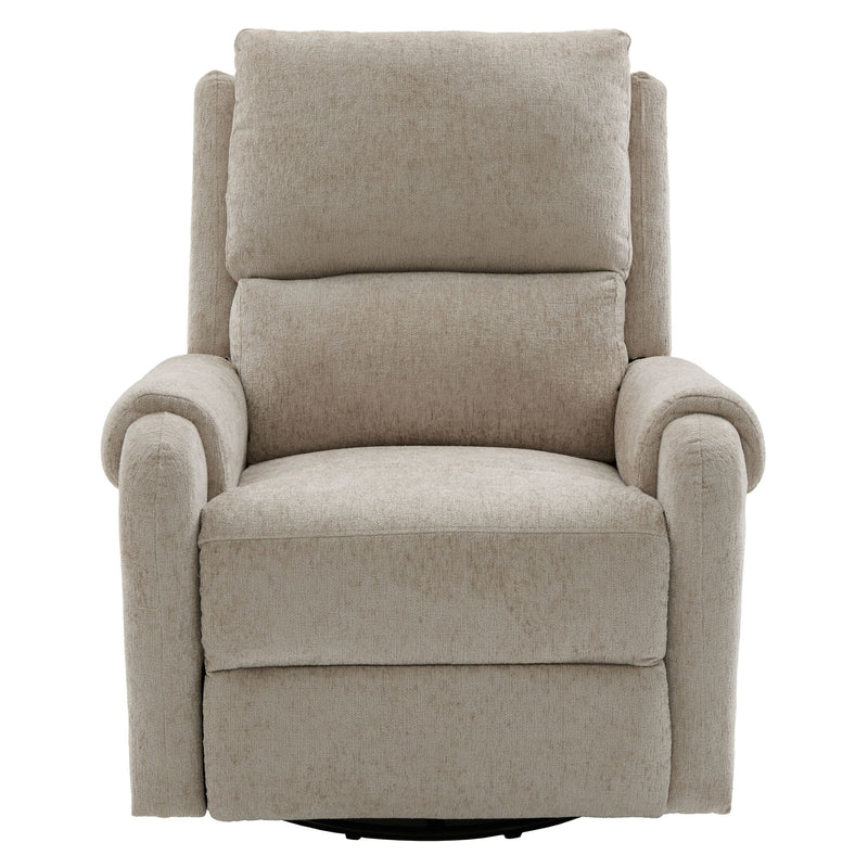 Manual Recliner Massage Chair With Swivel Rocker, 8 Massage Modes, Side Storage Pocket