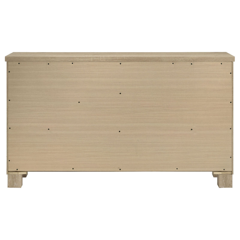 Sansome - 6 Drawer Bedroom Dresser With Pulls - Oak