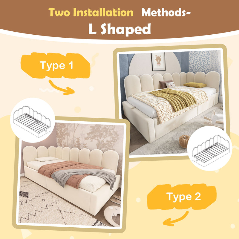 Upholstered Daybed With Hydraulic Storage