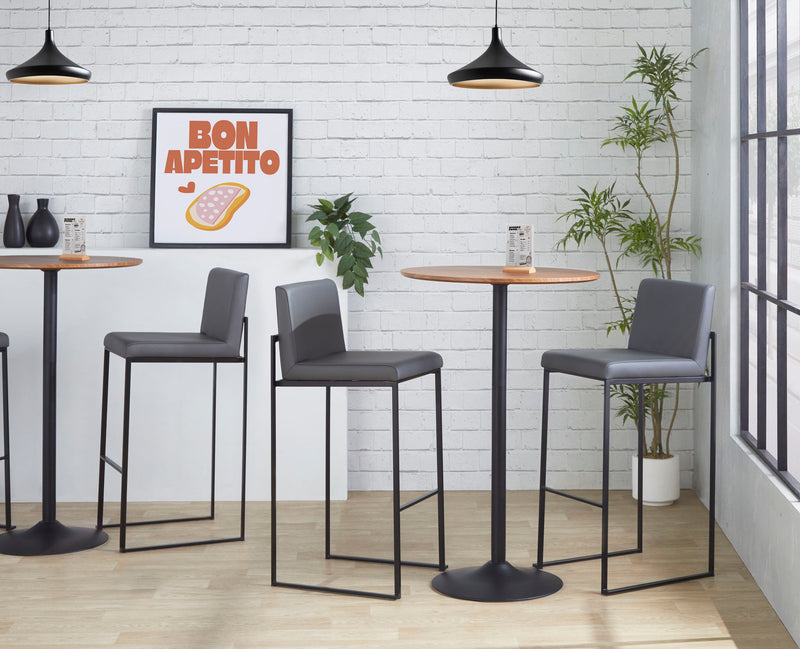 Fuji - Contemporary High Back Barstool Elegant Design