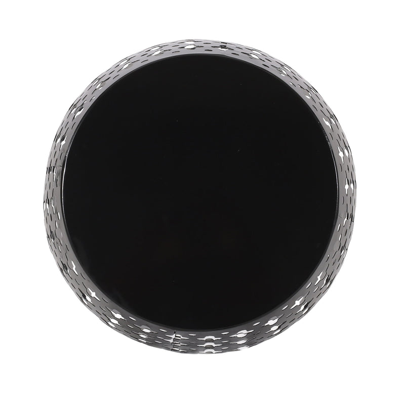 Metal End Table Large - Black