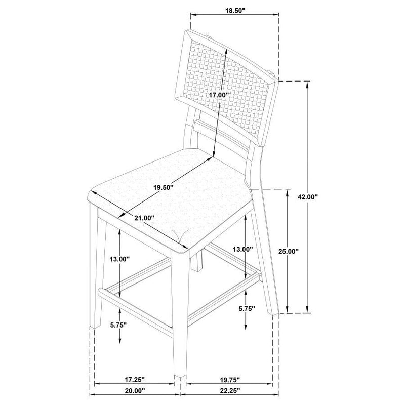 Kailani - Wood Counter Height Dining Set