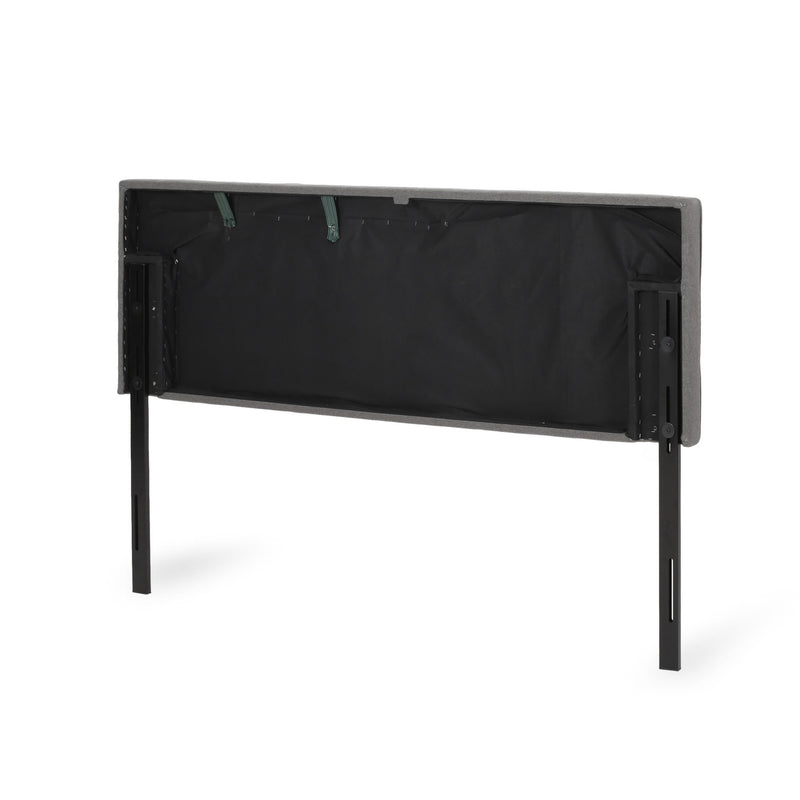 King / California King Sized Headboard - Charcoal Gray
