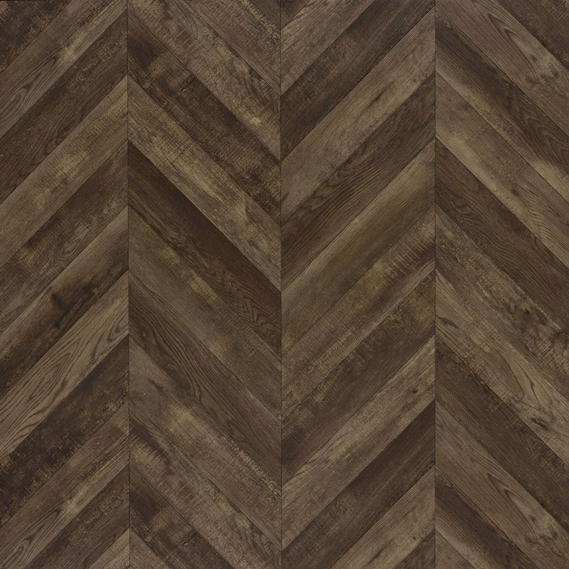 Chase - 2 Door Console With Herringbone Design - Oak