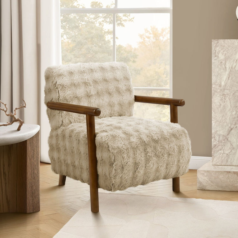 Modern Upholstered Accent Chair For Living Room