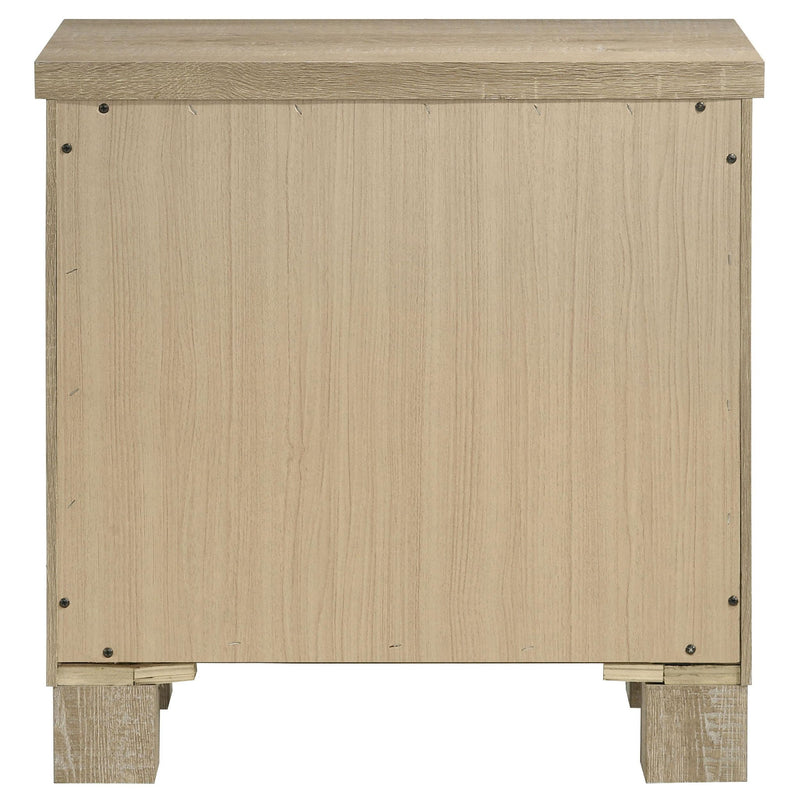 Oakglen 2-drawer Nightstand Bedside Table Weathered Oak