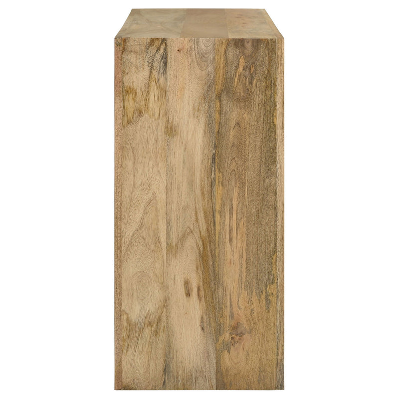 Mesa - Rectangular Console Table With Clean Open Frame Design - Natural