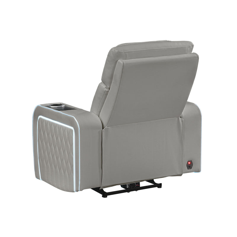 Electra - Power Recliner With Power Headrest, Massage, LED Lighting And USB Control