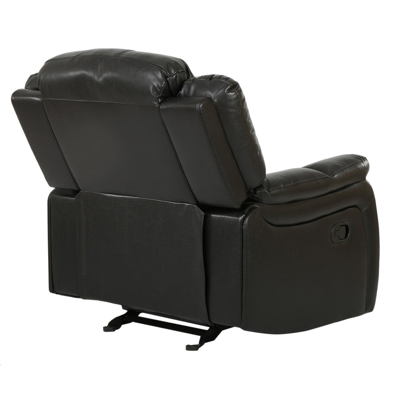 Classic Design Recliner, Upholstery Recliner, Glider Recliner - Black Berry