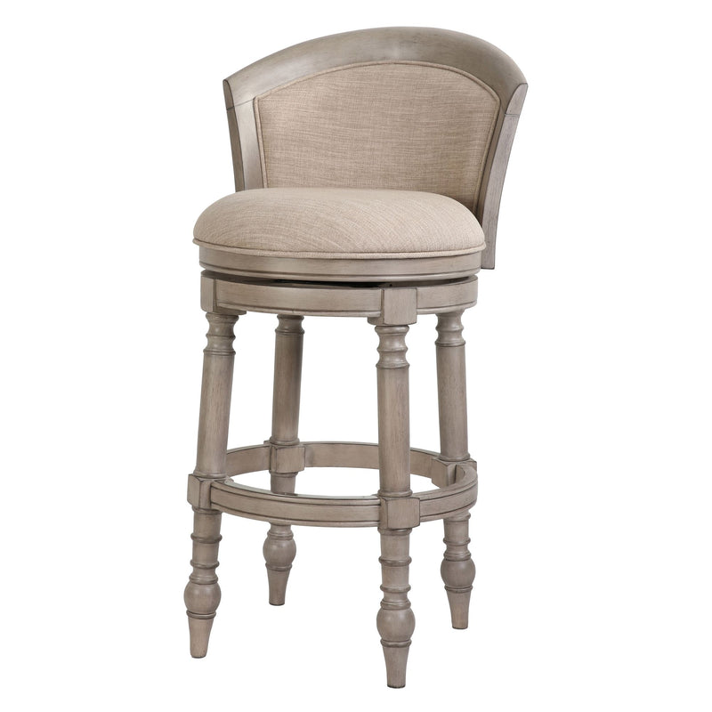 Barrel Back Stool With Swivel