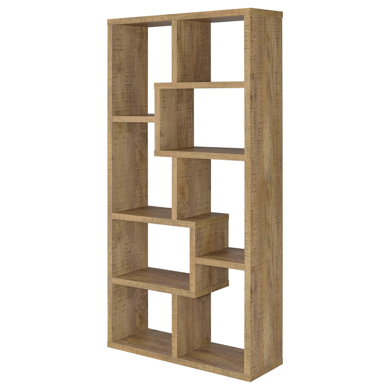 Currey - 6 Shelf Bookshelf - Mango Color