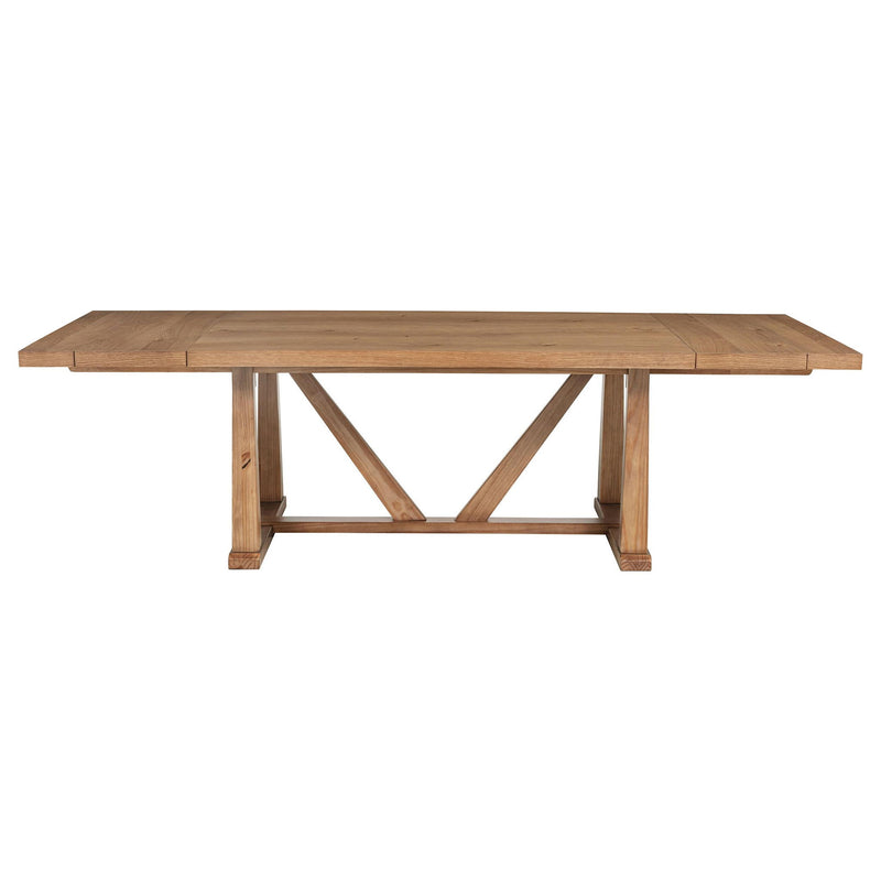 Middleton 9-piece Extension Leaf Dining Set Natural Brown