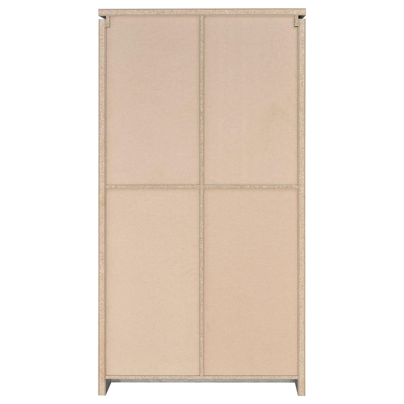 Alejo 2-door Engineered Wood Tall Cabinet Grey Driftwood