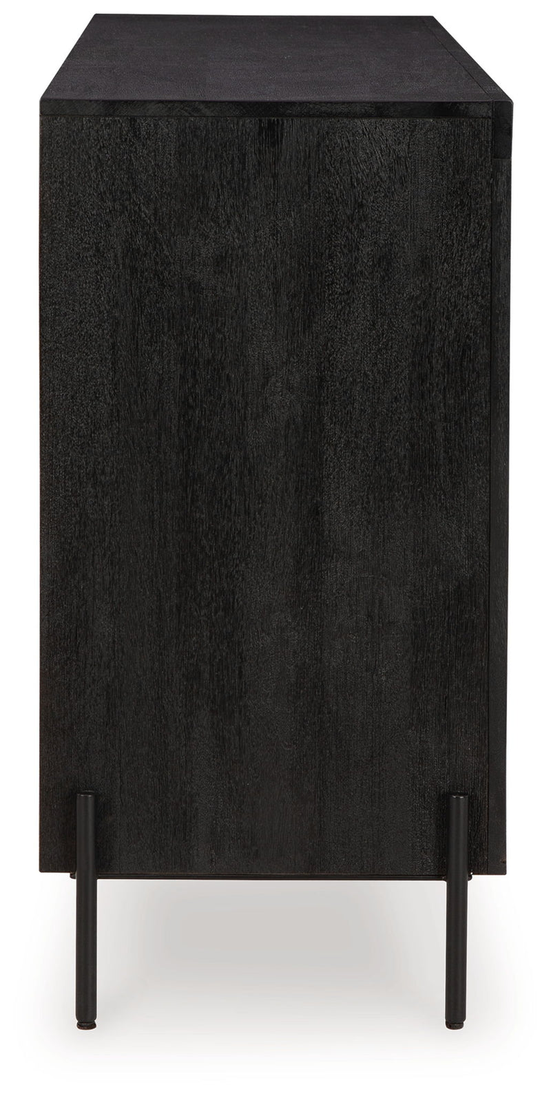 Vallisburg - Accent Cabinet - Black / Natural