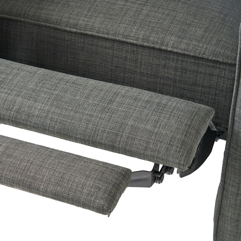 Upholstered Push Back Recliner Chair For Living Room