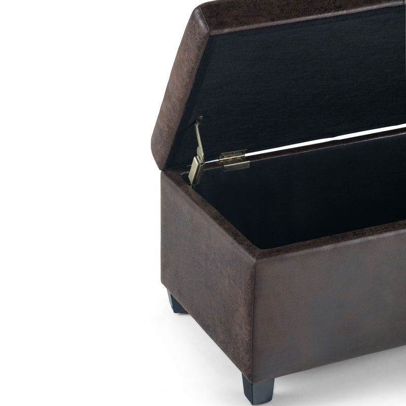 Avalon - Contemporary Storage Ottoman Bench